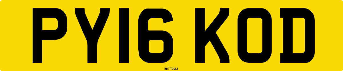 PY16KOD MOT Check