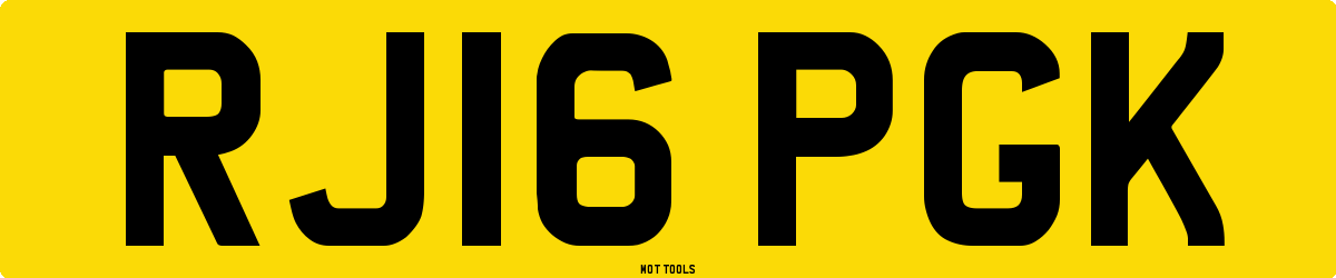 RJ16PGK MOT Check