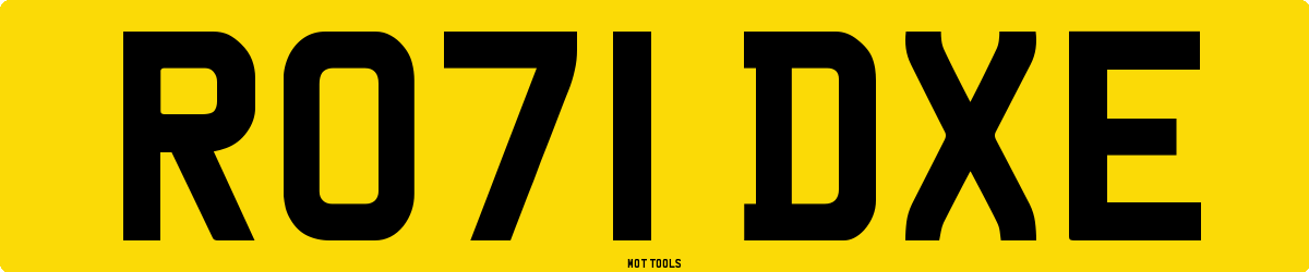 RO71DXE MOT Check