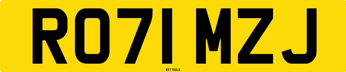 RO71MZJ MOT Check