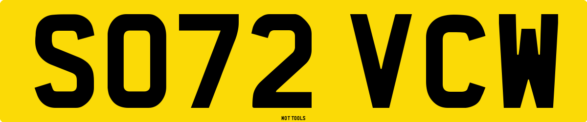 SO72VCW MOT Check