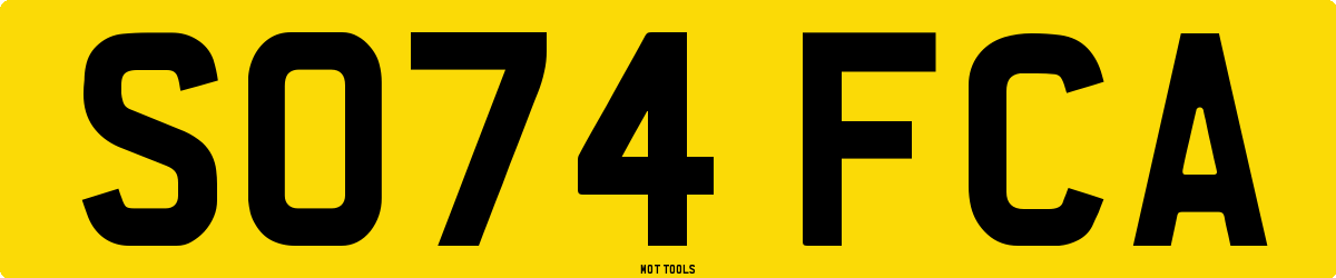 SO74FCA MOT Check