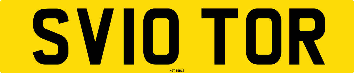 SV10TOR MOT Check