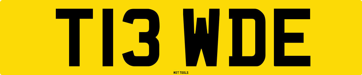 T13WDE MOT Check