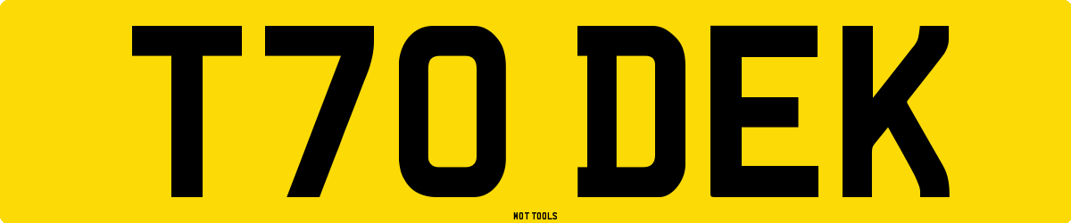 T70DEK MOT Check
