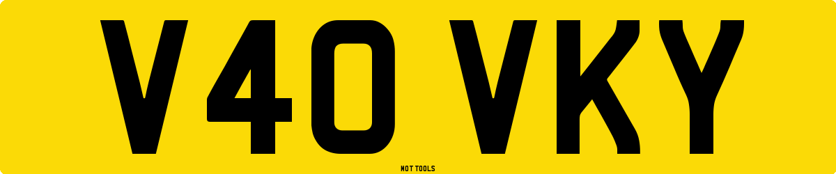 V40VKY MOT Check