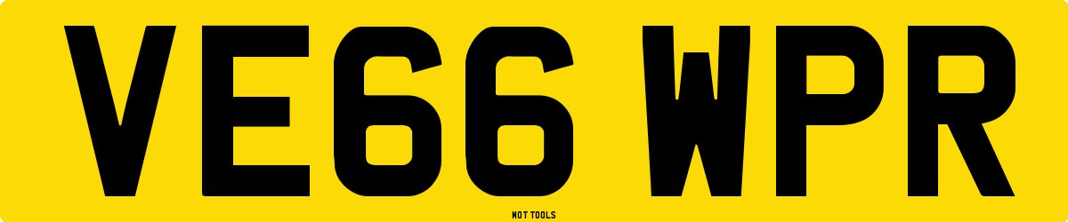 VE66WPR MOT Check