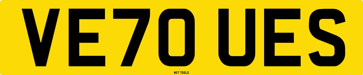 VE70UES MOT Check