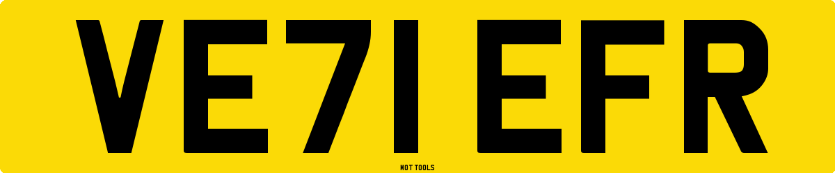VE71EFR MOT Check