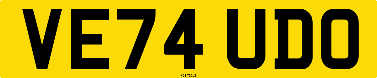 VE74UDO MOT Check