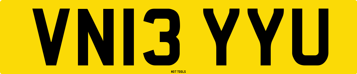 VN13YYU MOT Check