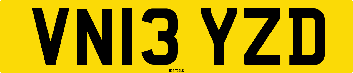 VN13YZD MOT Check
