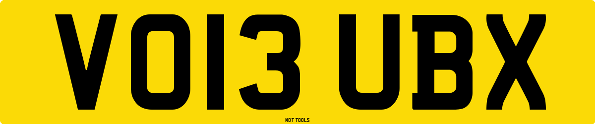 VO13UBX MOT Check
