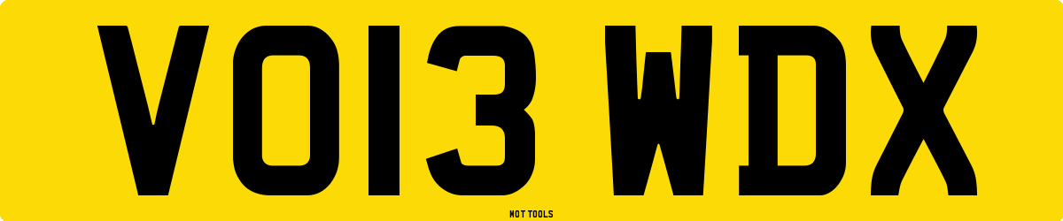 VO13WDX MOT Check