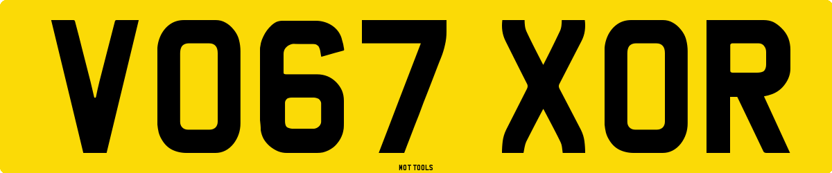 VO67XOR MOT Check