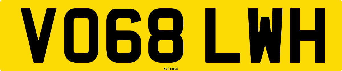 VO68LWH MOT Check