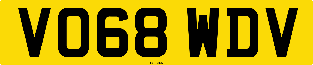VO68WDV MOT Check