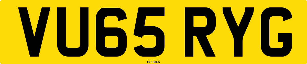 VU65RYG MOT Check