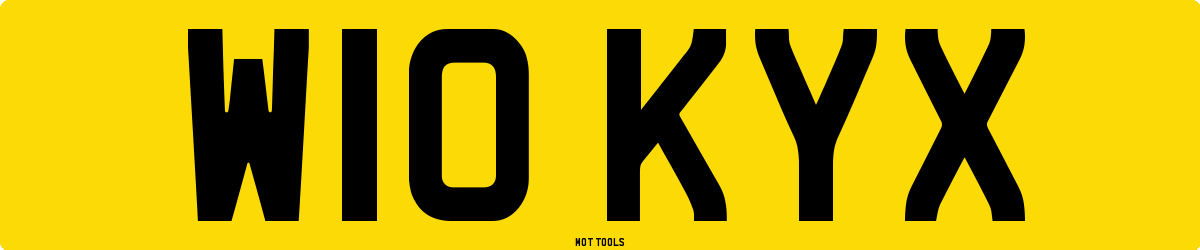 W10KYX MOT Check