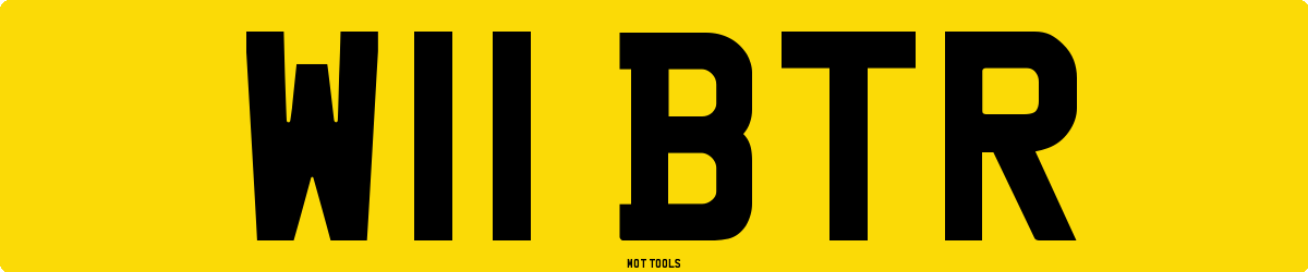 W11BTR MOT Check