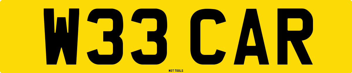 W33CAR MOT Check