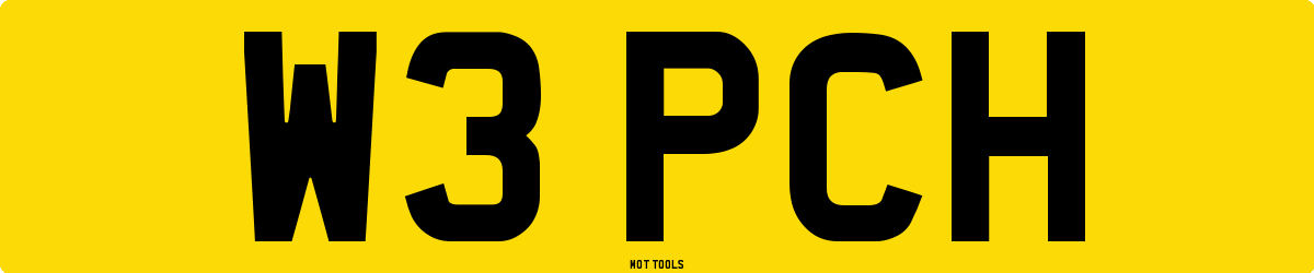 W3PCH MOT Check