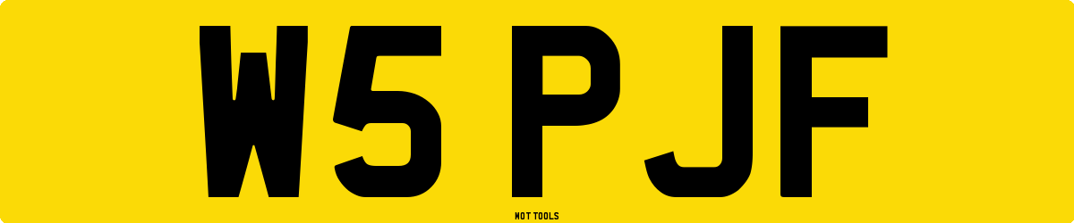 W5PJF MOT Check