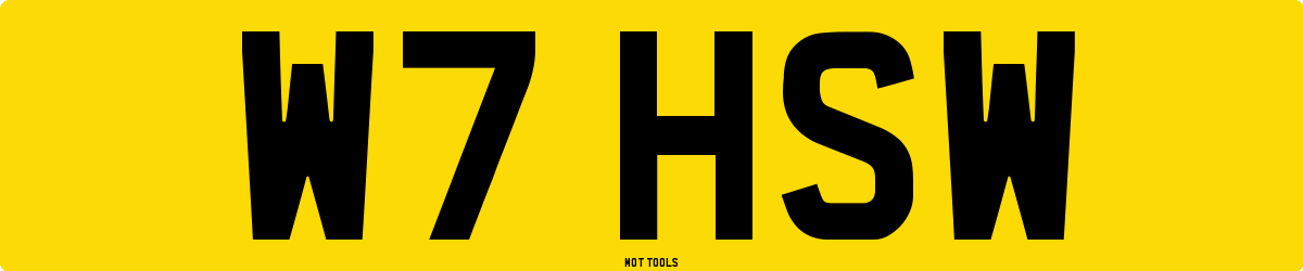 W7HSW MOT Check