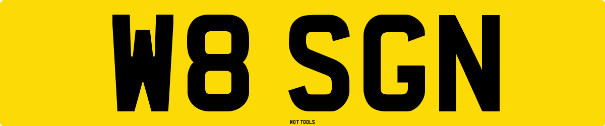 W8SGN MOT Check
