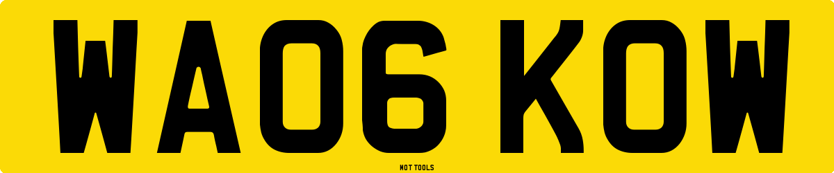 WA06KOW MOT Check