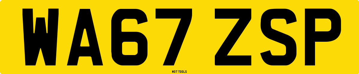 WA67ZSP MOT Check
