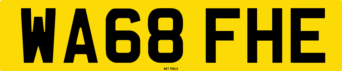 WA68FHE MOT Check