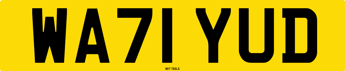WA71YUD MOT Check