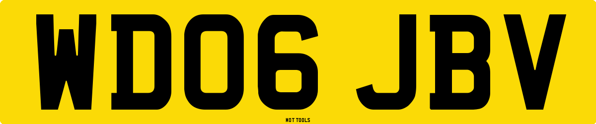 WD06JBV MOT Check