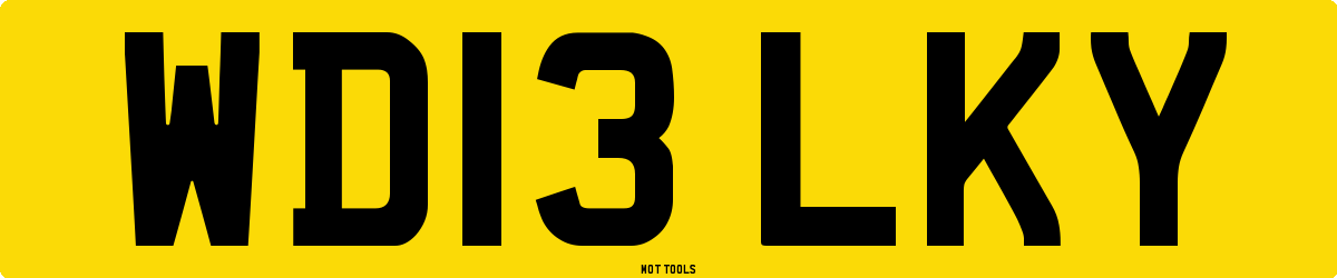 WD13LKY MOT Check
