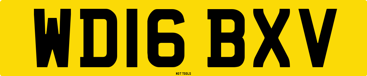 WD16BXV MOT Check