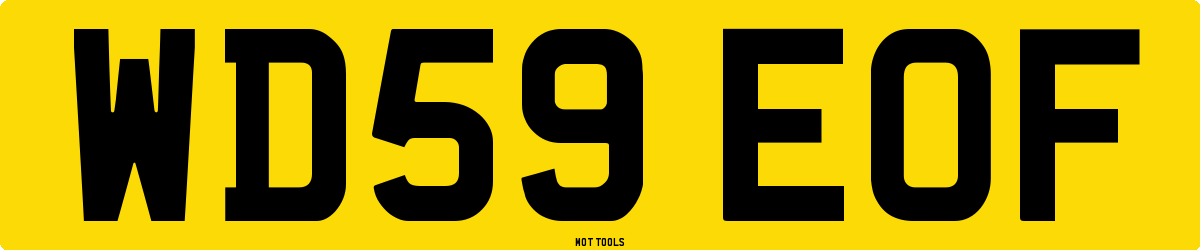 WD59EOF MOT Check