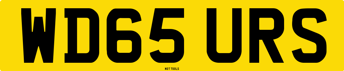WD65URS MOT Check