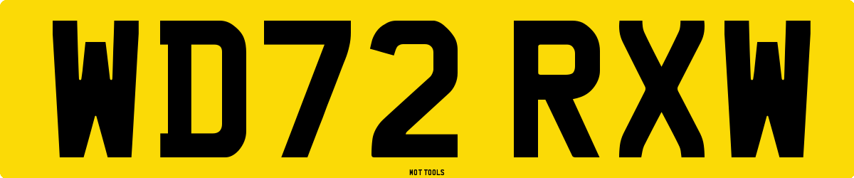 WD72RXW MOT Check