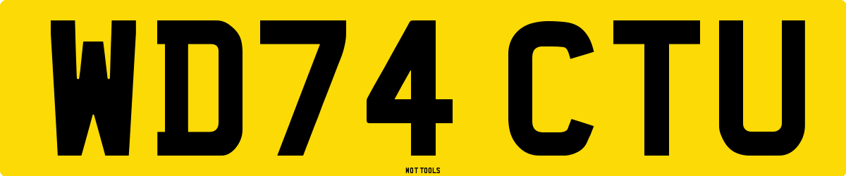 WD74CTU MOT Check