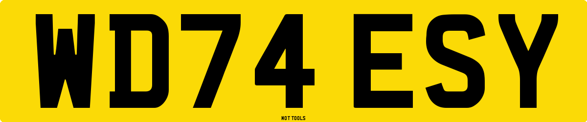 WD74ESY MOT Check