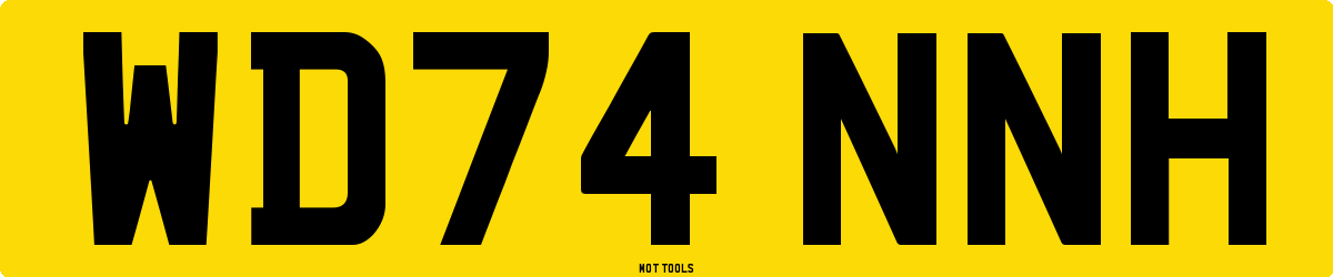 WD74NNH MOT Check