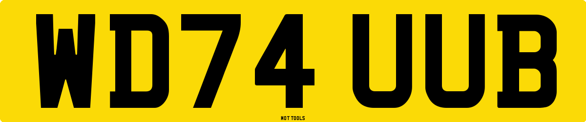 WD74UUB MOT Check
