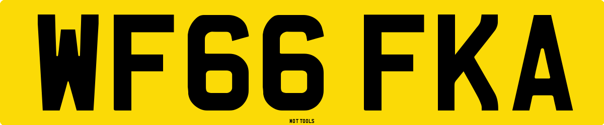 WF66FKA MOT Check