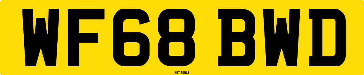 WF68BWD MOT Check
