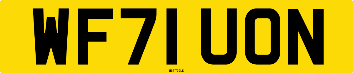 WF71UON MOT Check