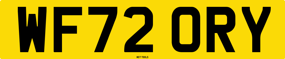 WF72ORY MOT Check