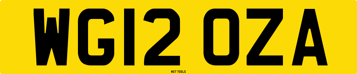 WG12OZA MOT Check