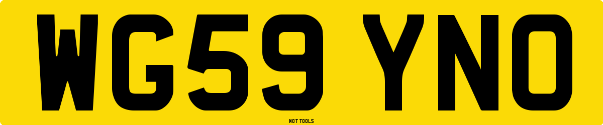 WG59YNO MOT Check