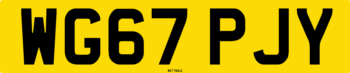 WG67PJY MOT Check